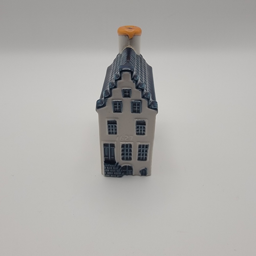 KLM Bols Blue Delft House 2 Amsterdam Spuistraat 294 Ceramic Miniature Empty